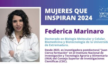 Federica Marinaro investigadora postdoctoral INIA CSIC Mujeres que inspiran 2024