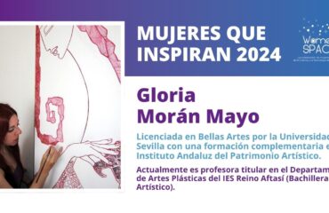 Gloria Morán Mayo profesora bachillerato artístico - Mujeres que inspiran 2024