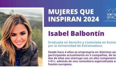 Isabel Balbontín Conceptto Desarrollo Estrategico, SL - Mujeres que inspiran 2024