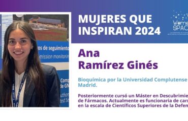 Ana Ramírez Ginés Científica Superior de la Defensa - Mujeres que Inspiran 2024