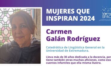 Carmen Galán Rodríguez - Catedrática de Lingüística General en la Universidad de Extremadura - Mujeres que Inspiran 2024