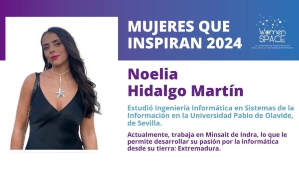 Noelia Hidalgo Martín Ingeniera Informática Minsait - Mujeres que Inspiran 2024