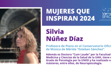 Silvia Núñez Díaz Profesora Piano COMM Esteban Sánchez - Mujeres que Inspiran 2024