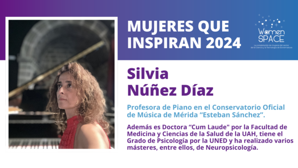 Silvia Núñez Díaz Profesora Piano COMM Esteban Sánchez - Mujeres que Inspiran 2024