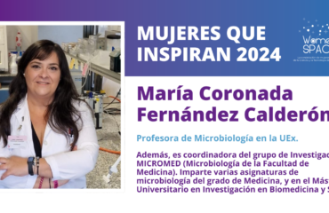 María Coronada Fernández Calderón Profesora de Microbiología en la Universidad de Extremadura - Mujeres que Inspiran 2024