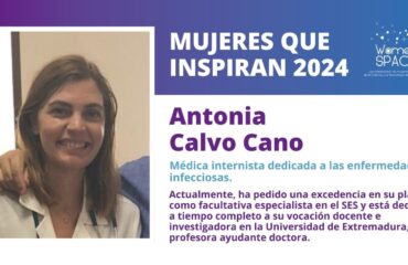 Antonia Calvo Cano - Médica internista dedicada a las enfermedades infecciosas - Mujeres que Inspiran 2024