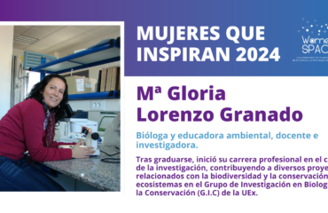 Mª Gloria Lorenzo Granado - Bióloga y educadora ambiental, docente e investigadora - Mujeres que Inspiran 2024